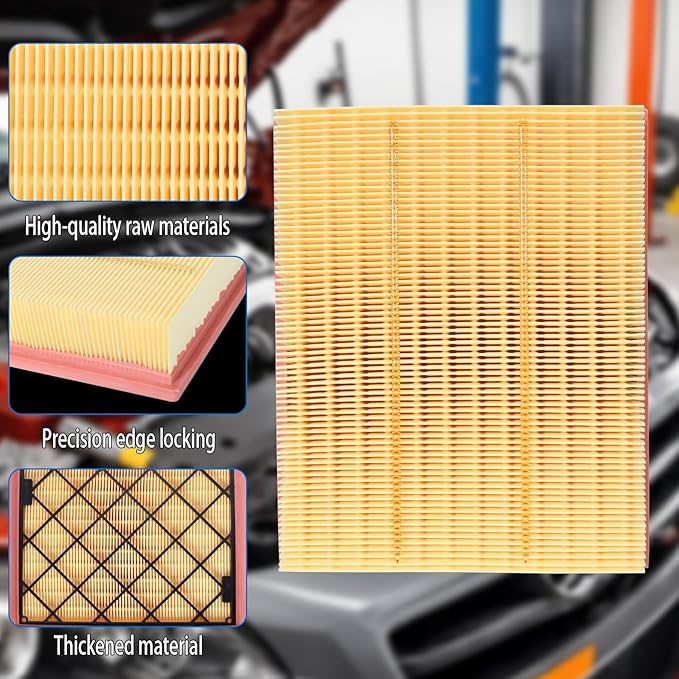 Engine Air Filter DS7Z-9601A Compatible with Fits 2015–2024 Ford Edge, 2013–2020 Fusion, 2013–2020 Lincoln MKZ, 2019–2023 Nautilus, 2016–2017 MKX