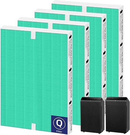 5510 5520 HEPA Toxin Absorbe Air Purifier Filter Q Replacement for Winix 5510 5520 Plasmawave Air Purifier,# 1712-0123-00,4 Pack