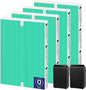 5510 5520 HEPA Toxin Absorbe Air Purifier Filter Q Replacement for Winix 5510 5520 Plasmawave Air Purifier,# 1712-0123-00,4 Pack