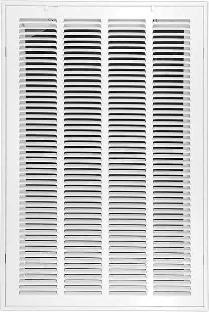 Venti Air 20" X 30" Steel Return Air Filter Grille - Removable Face/Door for 1 inch Filters - HVAC Duct Cover Grill (2-3 Business Day Delivery) [Outer Dimension: 22.5"W X 32.5" H]