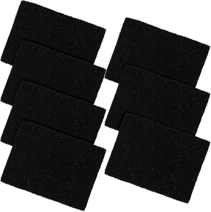 Compost Bin Odor Filters for Food Compatible with Joseph Compost Bin Waste Caddy Replacement Rectangle Activated Carbon Filters for Indoor Kitchen Compost Bucket (Pack of 7)