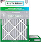 Filterbuy 24x30x2 Air Filter MERV 8 Essential Dust & Allergy Defense (2-Pack), Electrostatic Pleated HVAC AC Furnace Filters Replacement, Made in USA (Actual Size: 23.50 x 29.50 x 1.75)