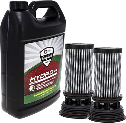 Exmark Hydraulic Oil 1 Gallon and Filter Kit Lazer Z AS E S X Z Series Next Lazer Z ASX 116-1218 116-0164