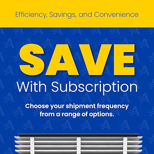 AprilAire 410 Replacement Filter for AprilAire Whole House Air Purifiers - MERV 11, Clean Air & Dust, 16x25x4 Air Filter (Pack of 4)