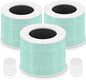 Core Mini Toxin Absorber Replacement Filter for LEVOIT Core Mini and Core Mini-P Air Purifier, 3-in-1 H13 Grade True HEPA and Activated Carbon, Core Mini-RF-TX, 3 Filter & 10 Fragrance Sponge, Green