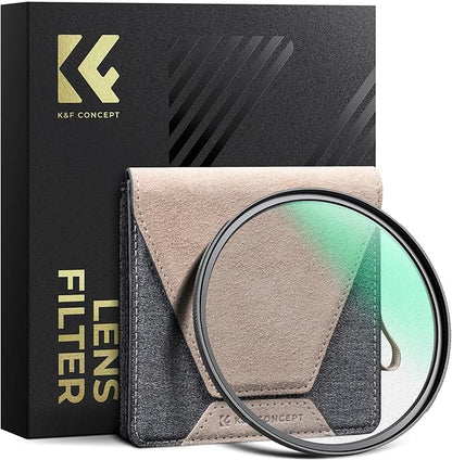 K&F CONCEPT 67mm Black Diffusion 1/8 Filter Mist Cinematic Effect Black Diffusion Filter with 36 Multi-Layer Coatings for Video/Vlog/Portrait Photography (XPRO Series)