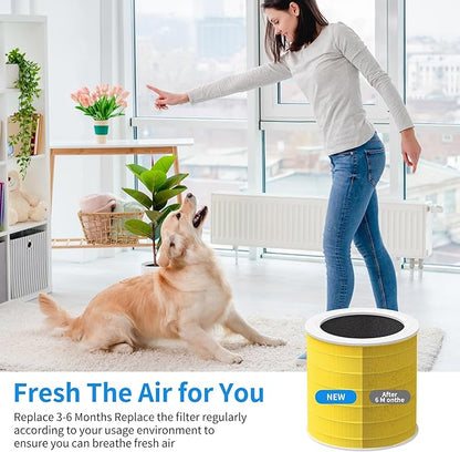 2pack Pets A2001 Replacement Filter Compatible with A2001 Air Purifier, 3-In-1 Efficient Filtration Activated Carbon Filter, Compared to Part #AF-2001