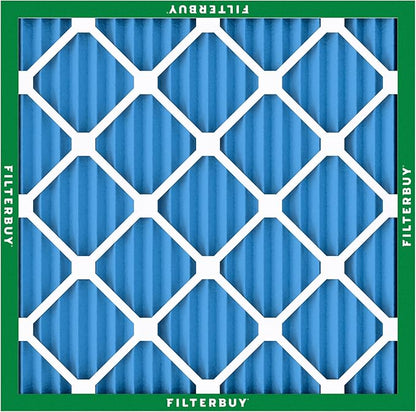 Filterbuy 13.25x13.25x1 Air Filter MERV 13 Optimal Smoke & Allergy Defense (6-Pack), Electrostatic Pleated HVAC AC Furnace Filters Replacement, Made in USA (Actual Size: 13.25 x 13.25 x 0.75)