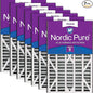 Nordic Pure 16x25x3 (Actual Size: 15 13/16 x 24 5/16 x 3) MERV 8 Trion Bear Cub 255649-101 Replacement Pleated AC Furnace Air Filters 7 Pack