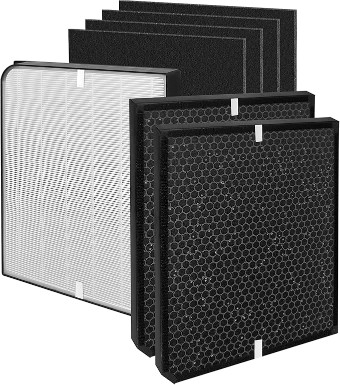 AD3500/3000 Replacement Filter Compatible with AirDoctor 3000 Series Air Purifier, fits Model 3000 3500 3500i, Includes 1 Premium Filter + 2 Carbon Filters + 4 Pre-Filters,7-Pack