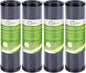 AQUALINK CTO10, 1 Micron 2.5" x 10" Whole House Carbon Water Filter Cartridge Replacement for Countertop Water Filter System, Dupont FXWTC, WFPFC8002,WFPFC9001, SCWH-5,WHEF-WHWC,AMZN-SCWH-5