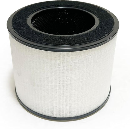Nispira AS-FL206001-01 3-In-1 True HEPA Filter Replacement Compatible with Clarifion AerClear Air Purifier AS-AC207701-01 | Removes Smoke, Chemical VOCs, Odor | 1 Pack
