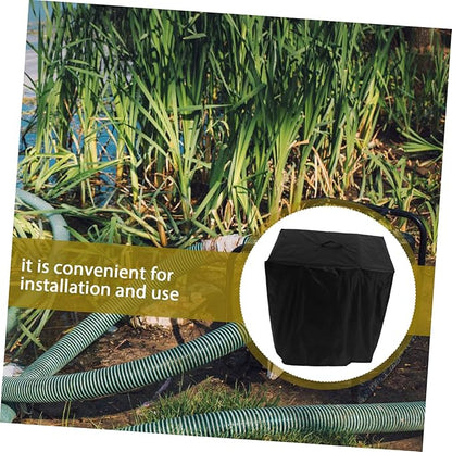GANAZONO Outdoor Pool Filter Winter Cover Sump Pump Tarp Garden Filter Pump Cover Oxford Pool Motor Easy to Clean Extend Use