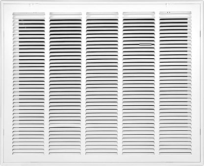 Venti Air 25" X 20" Steel Return Air Filter Grille - Removable Face/Door for 1 inch Filters - HVAC Duct Cover Grill (2-3 Business Day Delivery) [Outer Dimension: 27.5"W X 22.5" H]