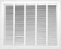 Venti Air 25" X 20" Steel Return Air Filter Grille - Removable Face/Door for 1 inch Filters - HVAC Duct Cover Grill (2-3 Business Day Delivery) [Outer Dimension: 27.5"W X 22.5" H]