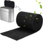 Square Compost Bin Charcoal Filters 78.7 x 5.5 Inch, Activated Carbon Filter Sheet Thickening Trimmable for Compost Bucket Compost Pail Countertop Recycle Bin
