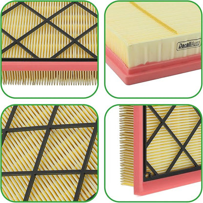 Engine & Cabin Air Filter Set for Ford Escape 1.5L/2.0L (2020-2022), for Bronco Sport 1.5L/2.0L (2021-2025), for Maverick (2022-2024); (Not fit Hybrid); Replace JX6Z19N619BA, JX6Z9601A, FP89