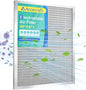 20x25x1 Electrostatic Air Filter, Washable & Reusable Aluminum AC/HVAC Furnace Filter, MERV 8, Lasts a Lifetime, Healthier Home or Office(Actual Size: 19.75"x24.65"x0.86")