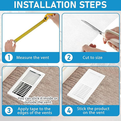 Pangda Merv 13 Filter Material, 30 Ft² Cut to Fit Air Vent Filters for Clean Living Basic Dust and Pet Dander Pollen Smoke for Home Ac HVAC, Efficiency Breathable DIY Design