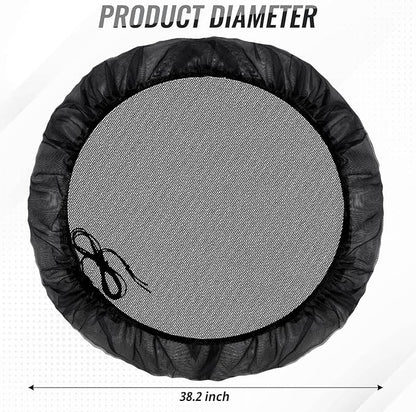 Mesh Cover for Rain Barrel, 2Pcs Water Collection Buckets Cover Rain Collection Barrels Netting Screen to Keep Mosquitoes, Leaves and Debris