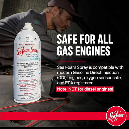 Sea Foam Motor Treatment and Intake Cleaner Combo Pack, SF-SS, 16 oz and 14 oz