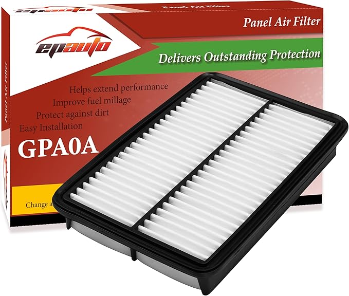 EPAuto GPA0A (PE07-13-3A0A) Engine Air Filter, Replacement for Mazda CX-5 2.0L/2.5L, Mazda 6, Mazda 3 – Fits SkyActiv and Naturally Aspirated Models (2012–2025)