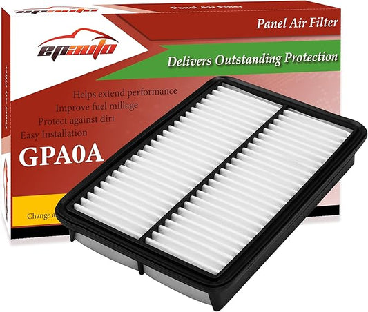 EPAuto GPA0A (PE07-13-3A0A) Engine Air Filter, Replacement for Mazda CX-5 2.0L/2.5L, Mazda 6, Mazda 3 – Fits SkyActiv and Naturally Aspirated Models (2012–2025)