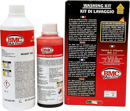 BMC (WA250-500) Automotive Air Filter Complete Wash Kit