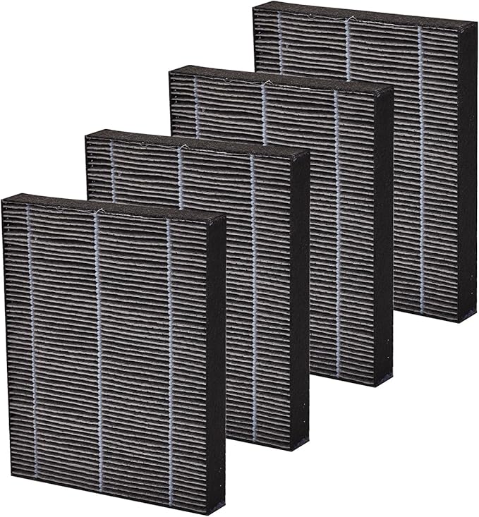 4 Pack Humidifier Filters Replacement for LEVOIT 6000S, Compatible with LEVOIT Superior 6000S Smart Evaporative Humidifier, Wick Filters for Cool Mist Humidifier,Long-Lasting (Fits LV6000S)