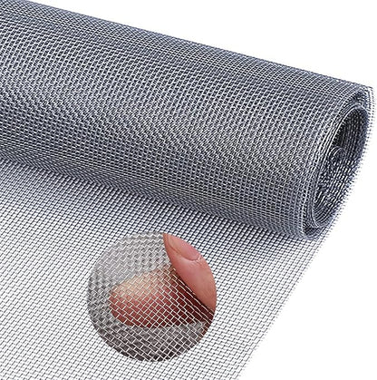 Filter Screen Sheets Stainless Steel Air Vent Mesh Cover Wire Mesh Roll 30x120cm Woven Wire 30 Mesh Sheet for Vents Cover Air Brick Garden