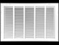HVAC Premium 26" X 16" Steel Return Air Filter Grille for 1" Filter - Fixed Hinged - HVAC DUCT COVER - Flat Stamped Face - White [Outer Dimensions: 28 5/8"w X 18 5/8"h]