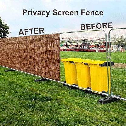Fence Privacy Screen Natural Reed Fencing Decorative Fence for Backyard Garden Patio Pool Apartment Balcony Outdoor Wall Divider Privacy Screen