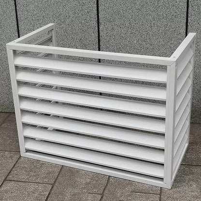 Freestanding Louvered Space Divider, outdoor garbage can enclosures, balcony air conditioning privacy cover, durable, noise reduction, suitable for gardens, balconies, walls, courtyards ( Color : THRE