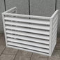 Freestanding Louvered Space Divider, outdoor garbage can enclosures, balcony air conditioning privacy cover, durable, noise reduction, suitable for gardens, balconies, walls, courtyards ( Color : THRE