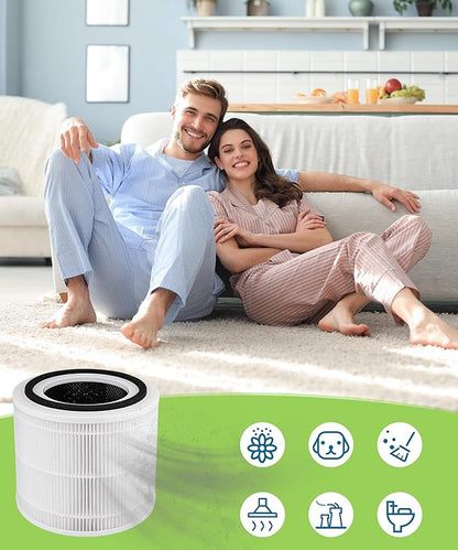 240 Replacement Filters Compatible with Puroair 240 Air Purifier, 3-in-1 Filtration System 240 HP-14 Filter with Activated Carbon Filter, 2-Pack