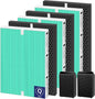 5510 5520 HEPA Toxin Absorbe Air Purifier Filter Q Replacement for Winix 5510 5520 Plasmawave Air Purifier H13 True HEPA Carbon Filter,# 1712-0123-00,3 Combon Set