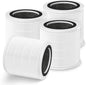 4 Pack H7126 Replacement Filter for GoveeLife H7126 Mini Air Purifier, 3-in-1 H13 True HEPA Air Filter for H7126 Air Purifier Filter for Dust, Pollen, Replace Part #H7126-RF