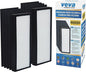 VEVA Genuine 8000 Elite Pro Series Air Purifier 2 HEPA Filters & 8 Carbon Pre-Filters - Removes Allergens, Smoke, Dust, Pet Dander & Odor Air Cleaner Home & Office