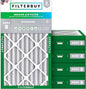 Filterbuy 20x32x4 Air Filter MERV 8 Essential Dust & Allergy Defense (5-Pack), Electrostatic Pleated HVAC AC Furnace Filters Replacement, Made in USA (Actual Size: 20.00 x 32.00 x 3.63)