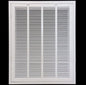 HVAC Premium 22 x 30 Duct Opening Steel Return Air Filter Grille, for 1-inch Filter, Removable Door, Flat Stamped HVAC Vent Cover Grille, Outer Dimensions 24.5 x 32.5