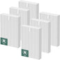 HPA300 HEPA Air Purifier Filter R for Honeywell Air Purifier HPA100/200/300 and 5000 Series, 6 Pack HEPA Filter Compatible with Honeywell R Filter (HRF-R3 & HRF-R2 & HRF-R1)