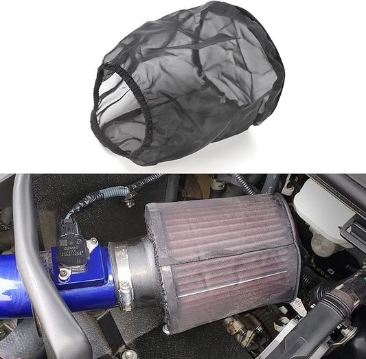 TOMALL Air Filter Wrap for Car Air Intake Filter Protective Cover Dustproof Waterproof Universal Accessories (Small)