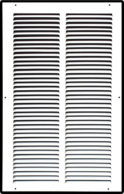 Fits 12x20 Duct Opening | Steel Return Air Grille by Handua | Vent Cover Grill for Sidewall and Ceiling | White | HVAC Cold Air Intake Grille | Outer Dimensions: 13.75"W X 21.75"