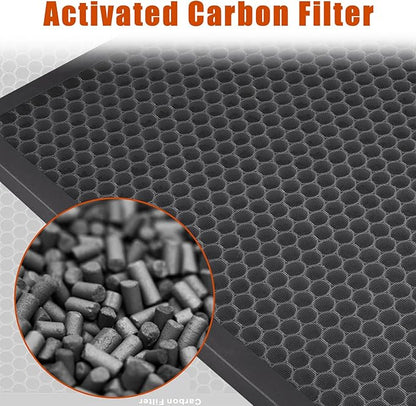 Air Scrubber Carbon Filters Mesh for Dri-Eaz, VEVOR, Mounto and BlueDri Air Purifier, Compatible with Drieaz for HEPA500, BD-AS-550 & F301H, 16'' x 16'' x 1'' inches（3 Pack）
