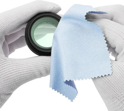 Adjustable Iris Aperture Diaphragm M30 to M37 Iris Aperture Diaphragm Adapter Optical Diaphragm 1.5-26mm Lens Module Adapter Ring PVS-14 PSV14 Optics (Protective Cover Cleaning Cloth Set)