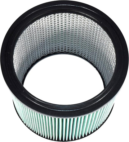 HQRP High Efficiency H14 HEPA Cartridge Filter 2-pack Replacement for Shop-vac 90350 90340 90304 9035033 90344, Fits most 4-16 Gallon Shop-Vac Wet/Dry Vacuums, Washable and Reusable, Green