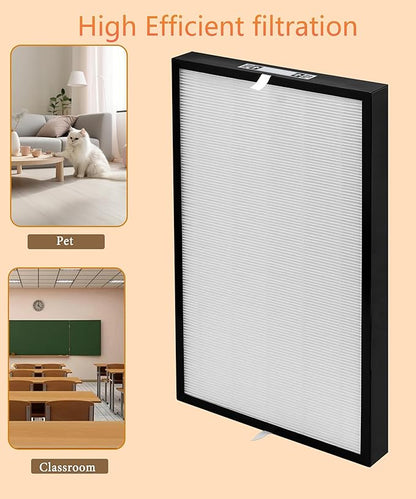 6 Pack 5000 Replacement Filters for Air Doctor 5000 Series Air Purifier, Includes 2 Efficiency + 4 VOC Units(Not Compatible with 5500 Series)
