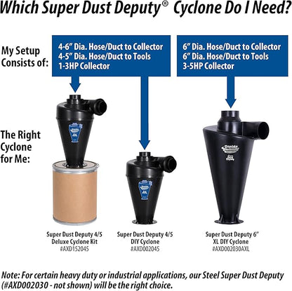 Oneida Air Systems Super Dust Deputy (4/5 Deluxe)