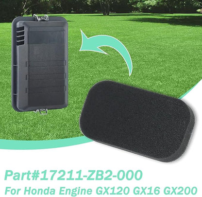 8Pcs 196cc 212cc 224cc Generator Air Filter Compatible with Honda GX160 GX200 Engine Champion Predator Firman 3000 3500 4000 4500 watt Generators Air Cleaner 17211-ZB2-000