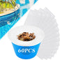 60 Pack Pool Skimmer Socks, Pool Filter Socks for Skimmer Baskets, Ultra-Fine Mesh Skimmer Sock Cleans Debris and Leaves for In-Ground and Above Ground Pools